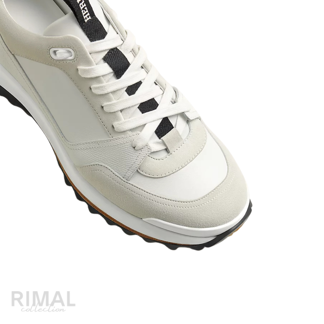 Hermès Leader Sneakers – White - View 9