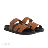 Hermès Slipper | Chypre Saude Brown