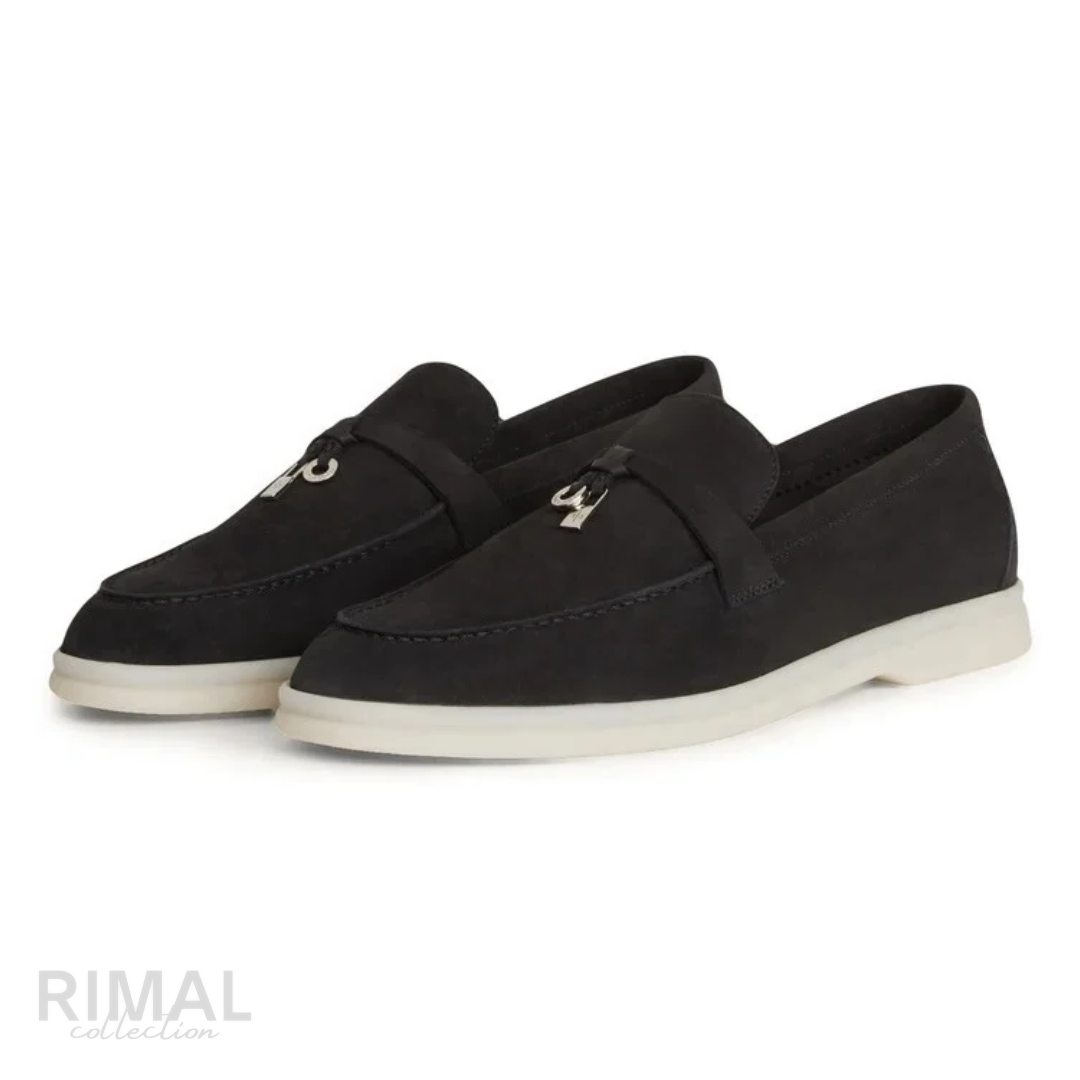 Loro Piana Summer Charms Walk Loafer – Caviar – View 4