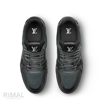 Louis Vuitton LV Trainer Sneakers – Black & Green - View 2