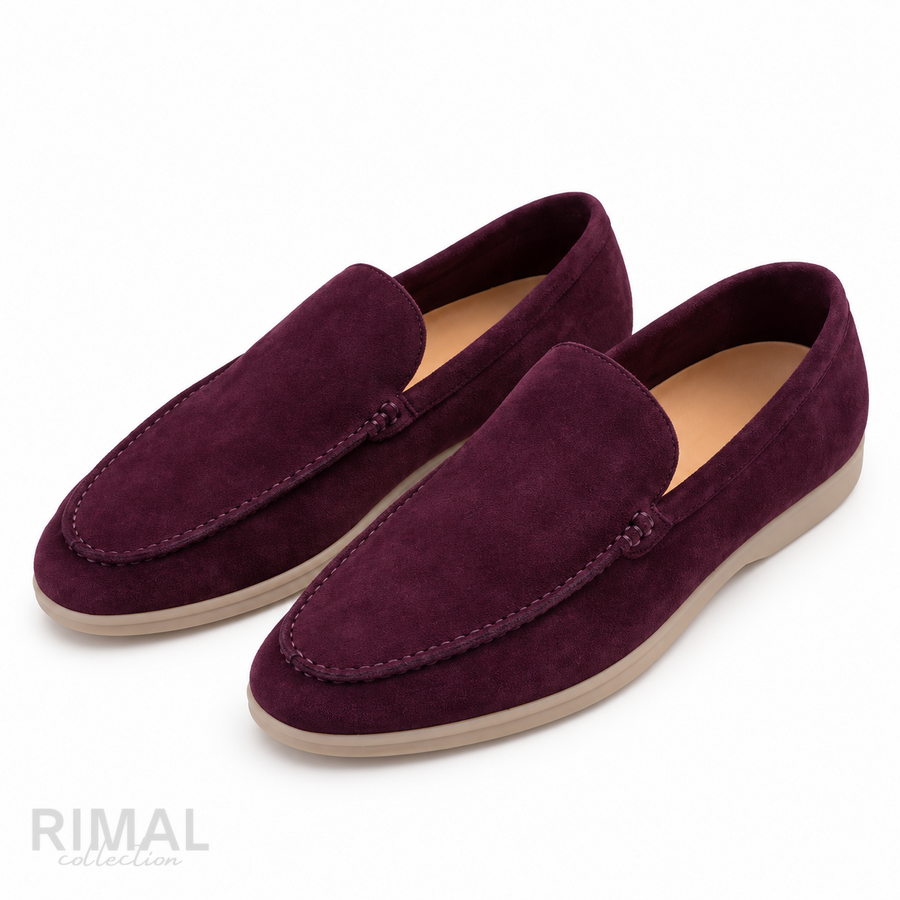 Loro Piana Footwear | Summer Walk Suede Red