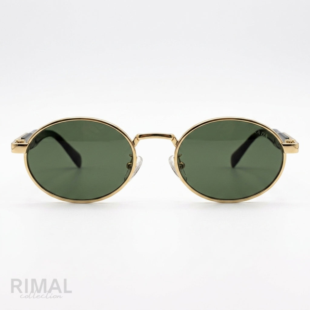 Prada Sunglasses PR 65ZS ZVN70L – Dark Green Lenses - View 1