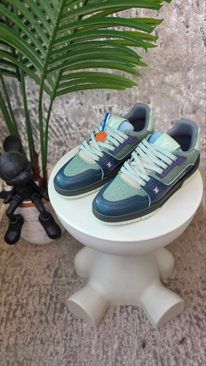 Louis Vuitton LV Trainer Sneakers – Green - View 5