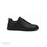 Zegna Footwear | Triple Stitch Full Black