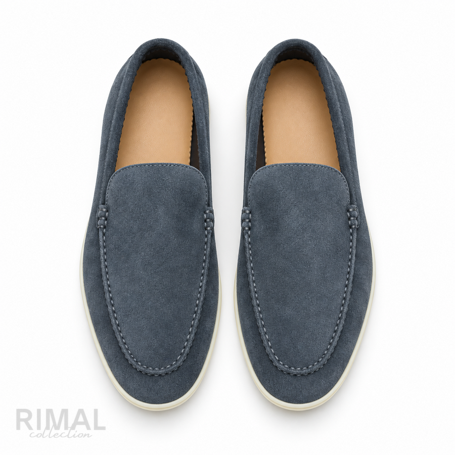 Loro Piana Footwear | Summer Walk Suede Grey