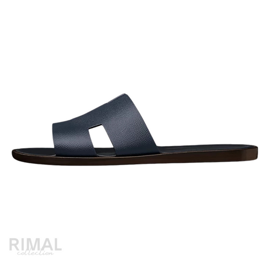 Hermès Izmir Sandals – Marine - View 1