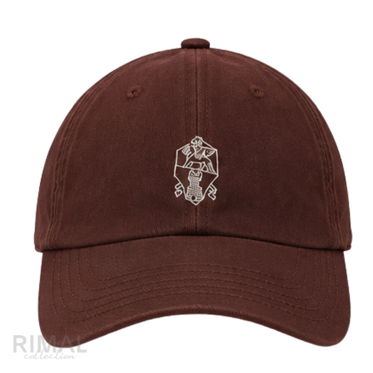 Brunello Cucinelli | Suede Logo Cap Burgundy - View 1