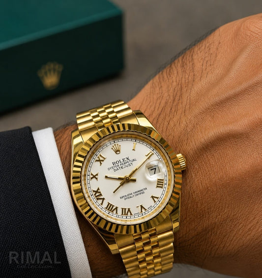 Rolex | Datejust 41 Two-Tone Oystersteel Watch – Yellow / Gold / Champagne – Product Image 1