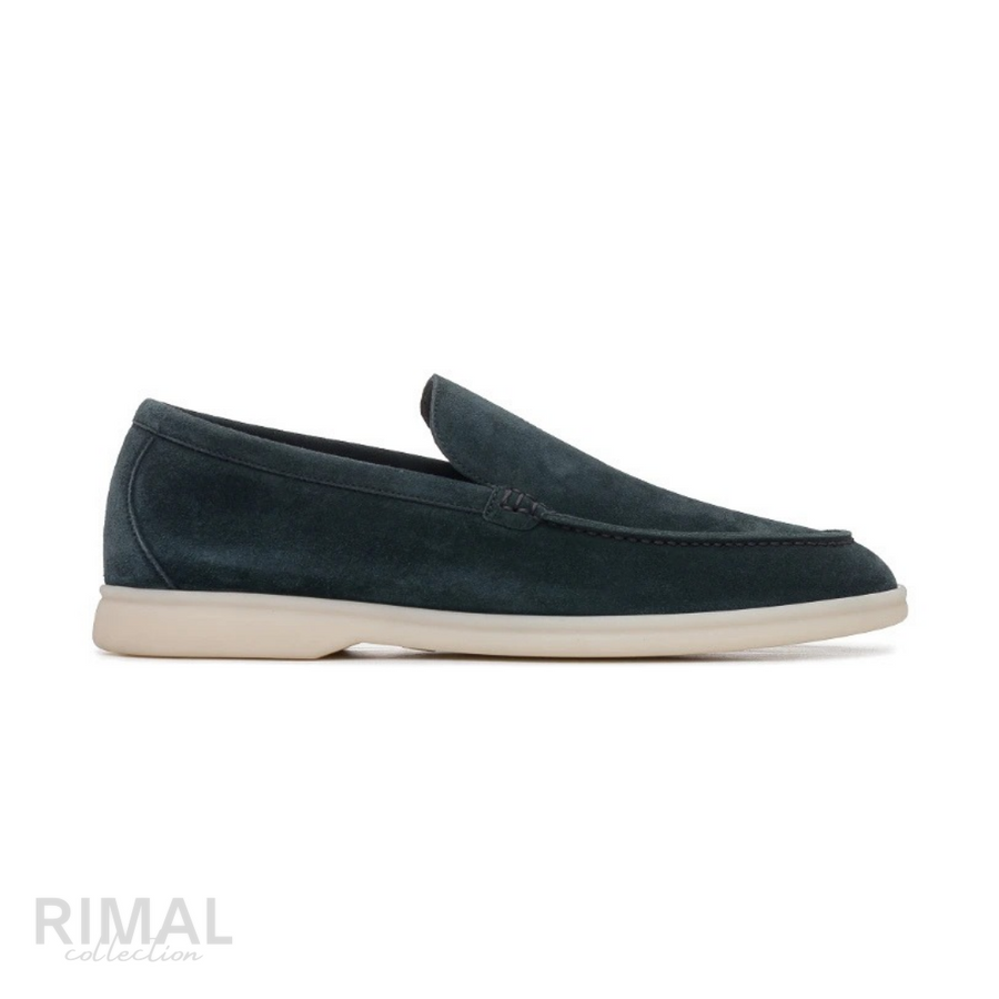 Loro Piana Summer Walk Loafers – Dark Grey