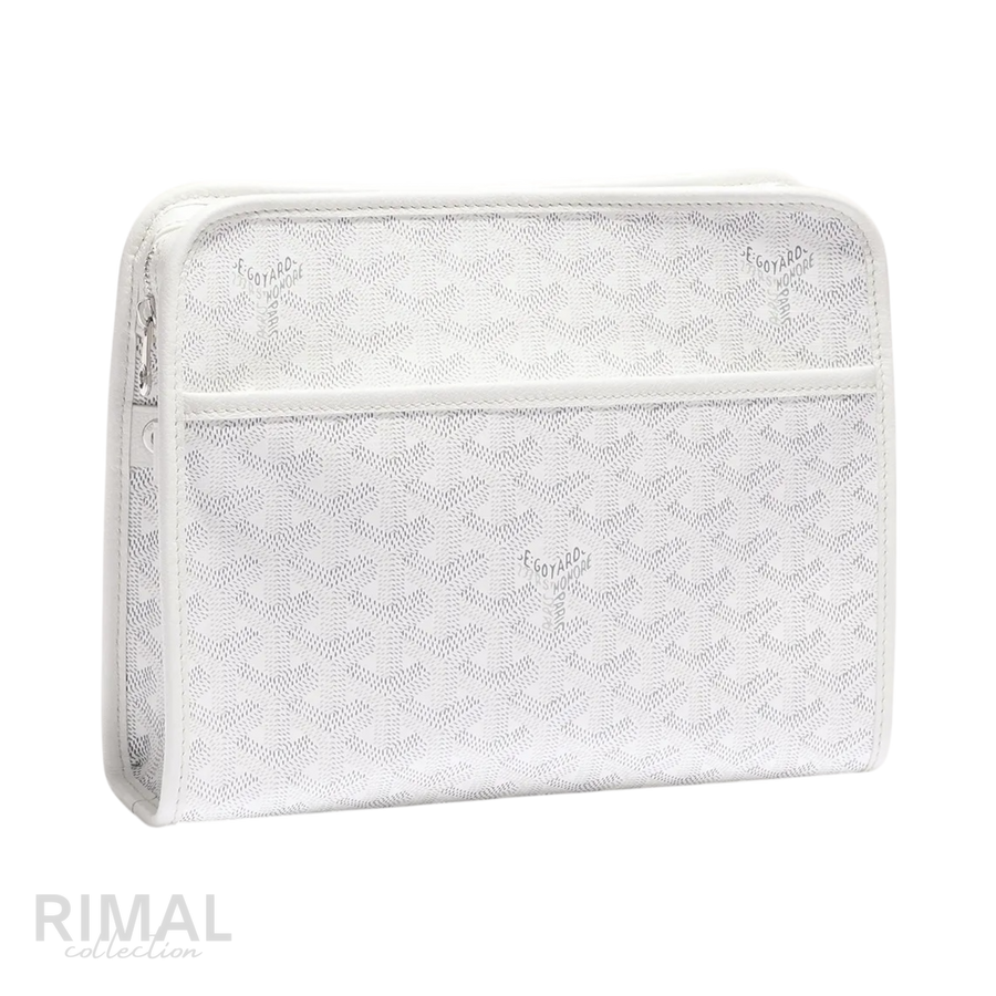 Goyard Jouvence Toiletry Bag MM – White