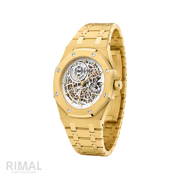 Audemars Piguet Royal Oak Double Balance Wheel Skeleton Gold Watch - image 2