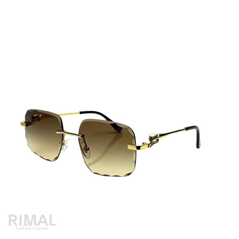Gucci — Gold-Rim Cat-Eye Sunglasses