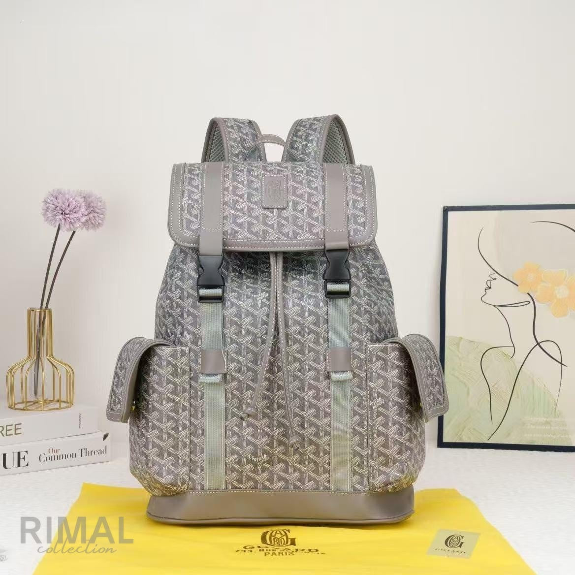 Goyard | Alpin MM Backpack – Black / Tan – Product Image 1