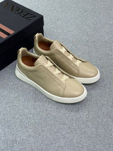 Zegna Footwear | Triple Stitch Beige