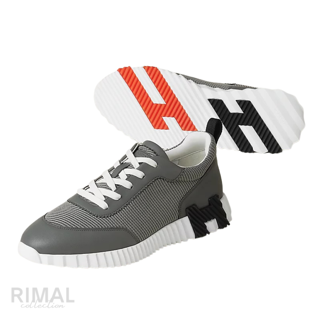 Hermès Bouncing Sneakers – Grey - View 3