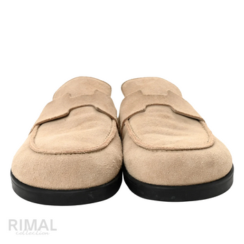 Hermès Go Mule – Beige Argile Suede – View 2