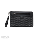 Goyard Black Grey Pouch