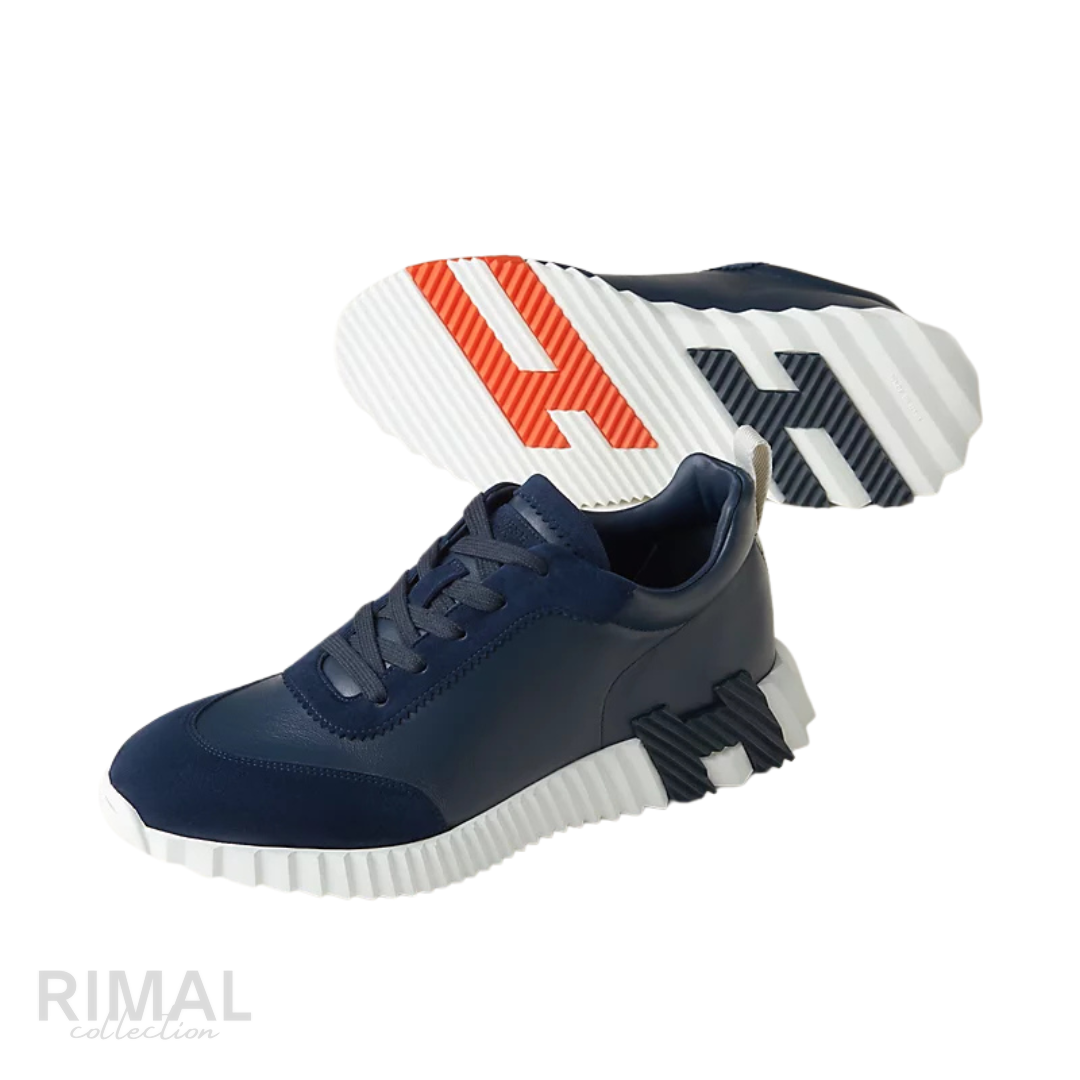 Hermès Bouncing Sneakers – Blue - View 3