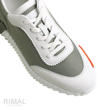 Hermès Footwear | Bouncing Étoupe/Blanc
