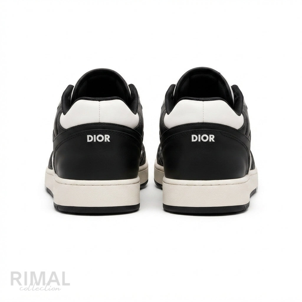 Dior B57 Mid-Top Sneakers – Black & White - View 3