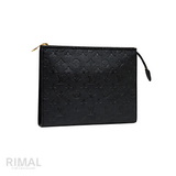 Louis Vuitton Black Leather Pouch