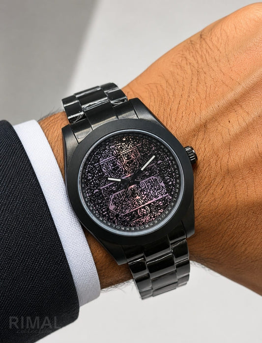 Rolex | Mad Paris Custom Milgauss Matte Textured Watch – Black / Dark Grey – Product Image 1