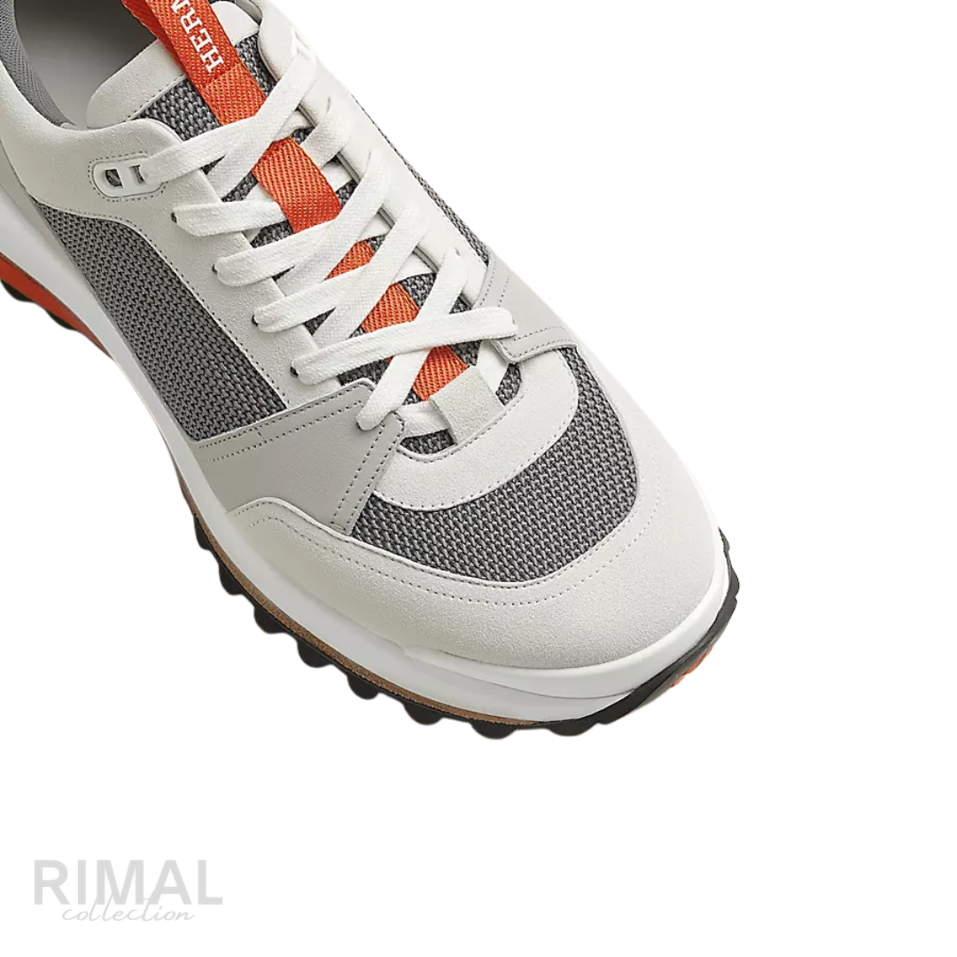 Hermès Leader Sneakers – Grey - View 4