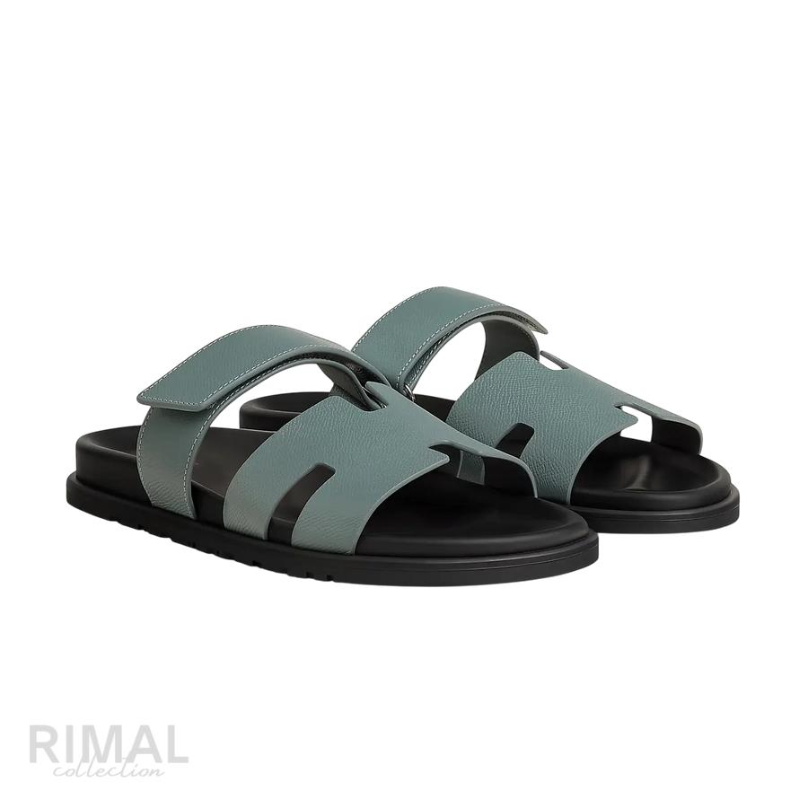 Hermès Chypre Sandals – Bleu Tonnerre