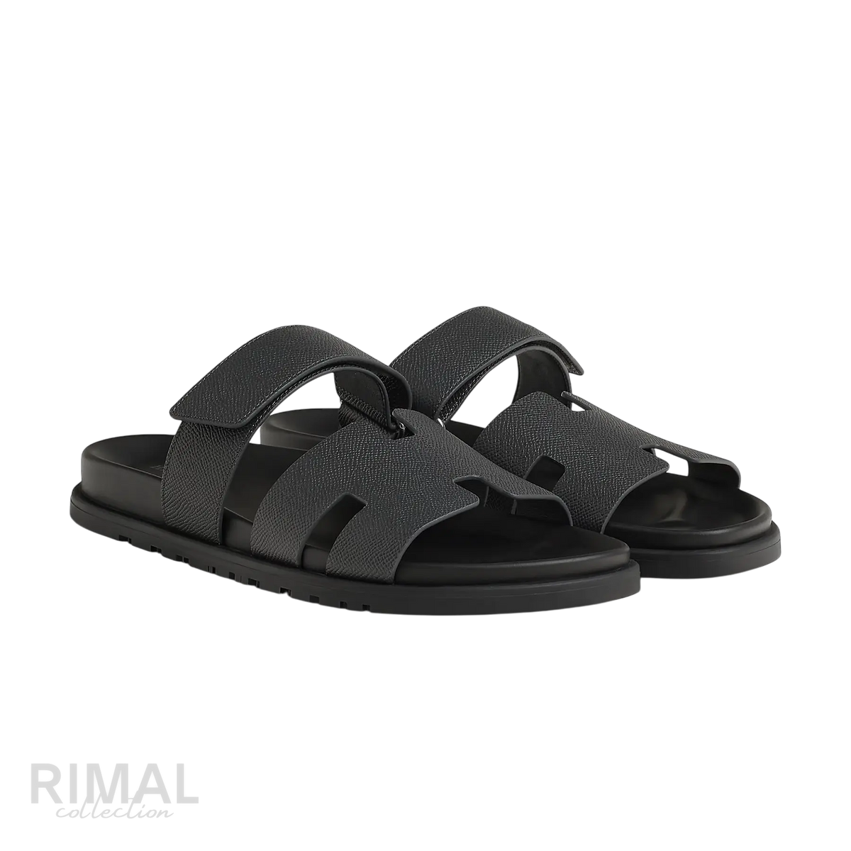 Hermès Chypre Sandals – Gris Orage - View 1