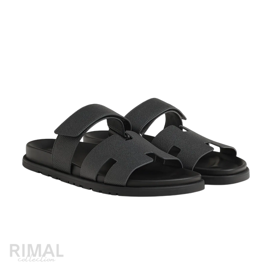 Hermès Chypre Sandals – Gris Orage - View 1