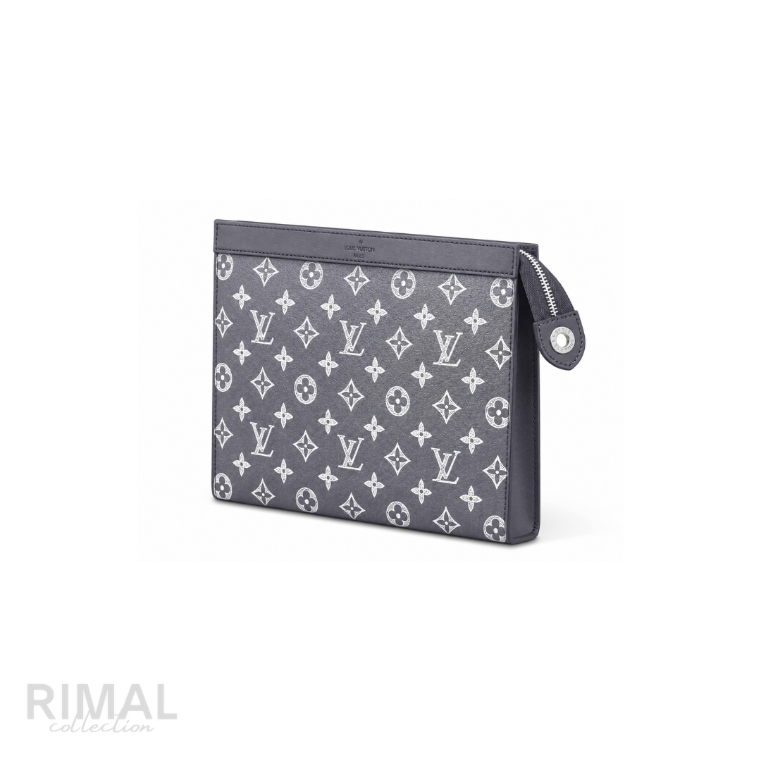 Louis Vuitton Pochette Voyage Clutch – Grey - View 3