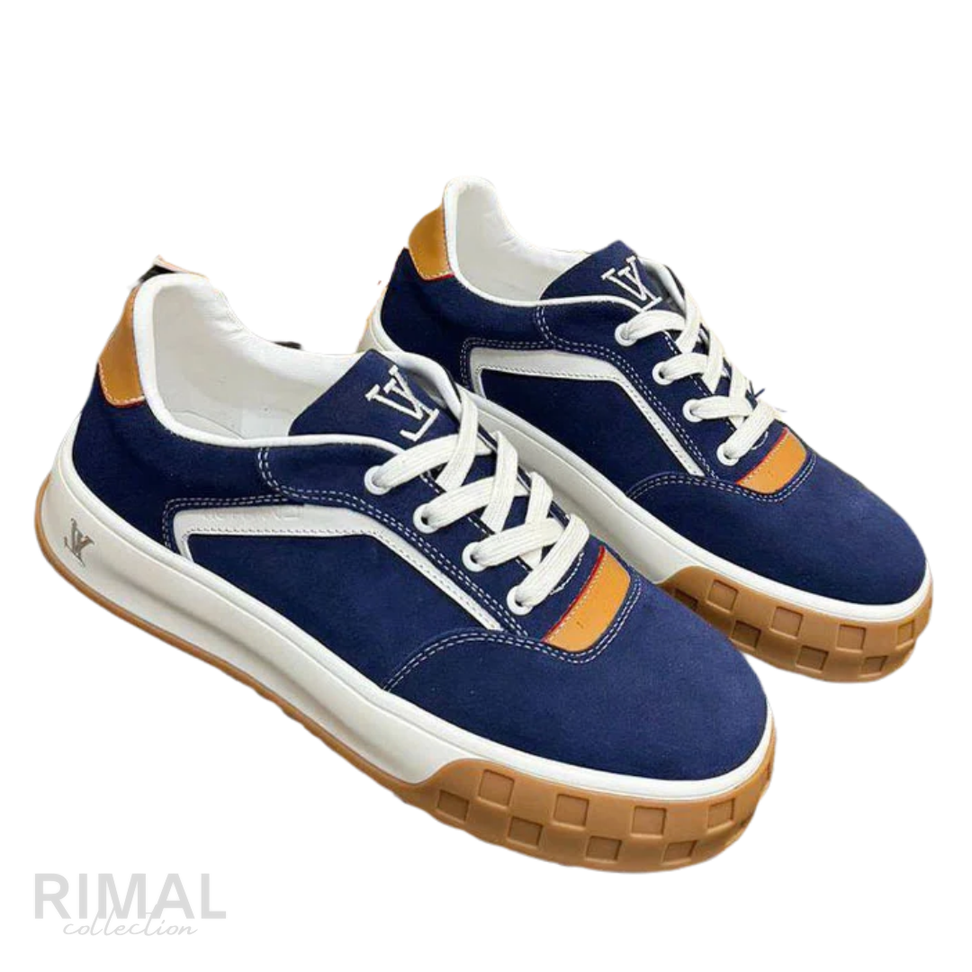 Louis Vuitton LV Tilted Sneakers – Navy - View 4
