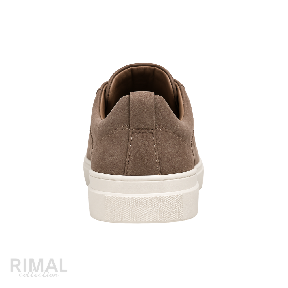 Zegna Triple Stitch Sneakers – Taupe Brown - View 2