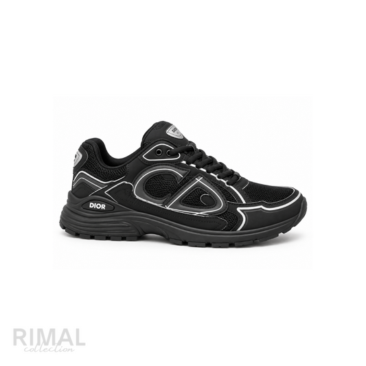 Dior B30 Sneakers – Black Mesh - View 3