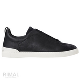 Zegna Sneakers | Triple Stitch Black