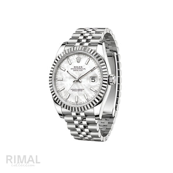 Rolex Datejust Mint White Dial Silver Watch - image 2