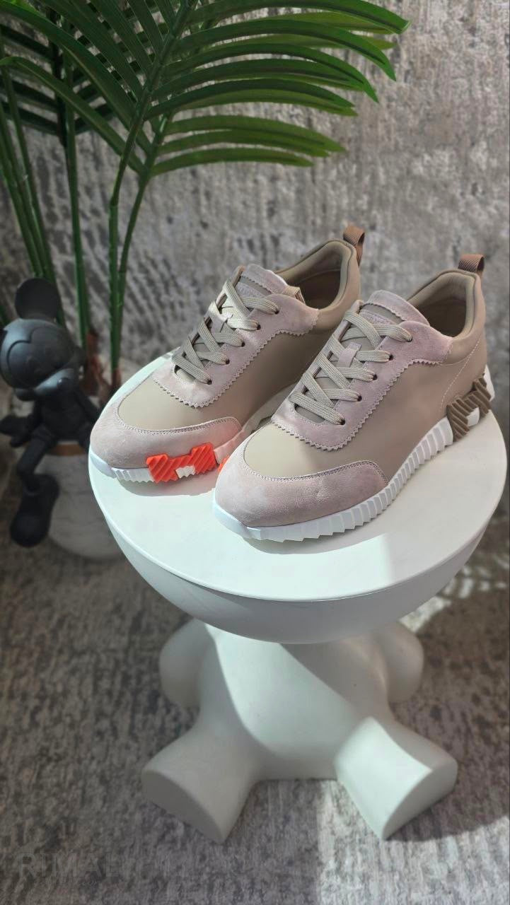 Hermès | Bouncing Sneakers Beige Galet - View 10