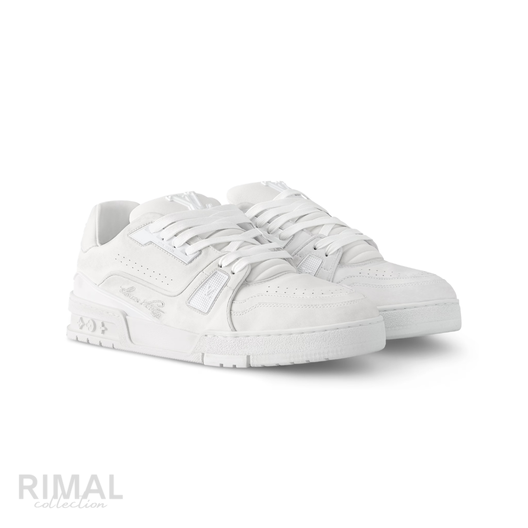 Louis Vuitton LV Trainer Distressed Sneakers – White - View 4