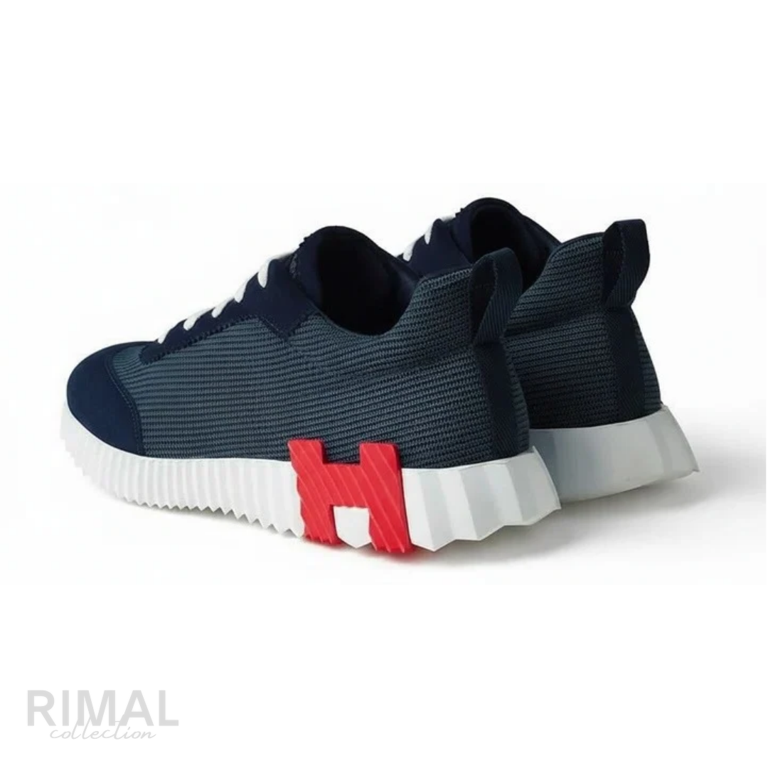 Hermès | Bouncing Sneakers Ocean Blue - View 2