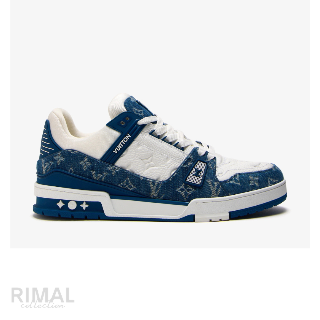 Louis Vuitton LV Trainer Sneakers – Denim Blue - View 1