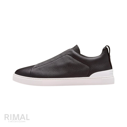 Zegna Triple Stitch Sneaker – Calfskin Leather – View 1