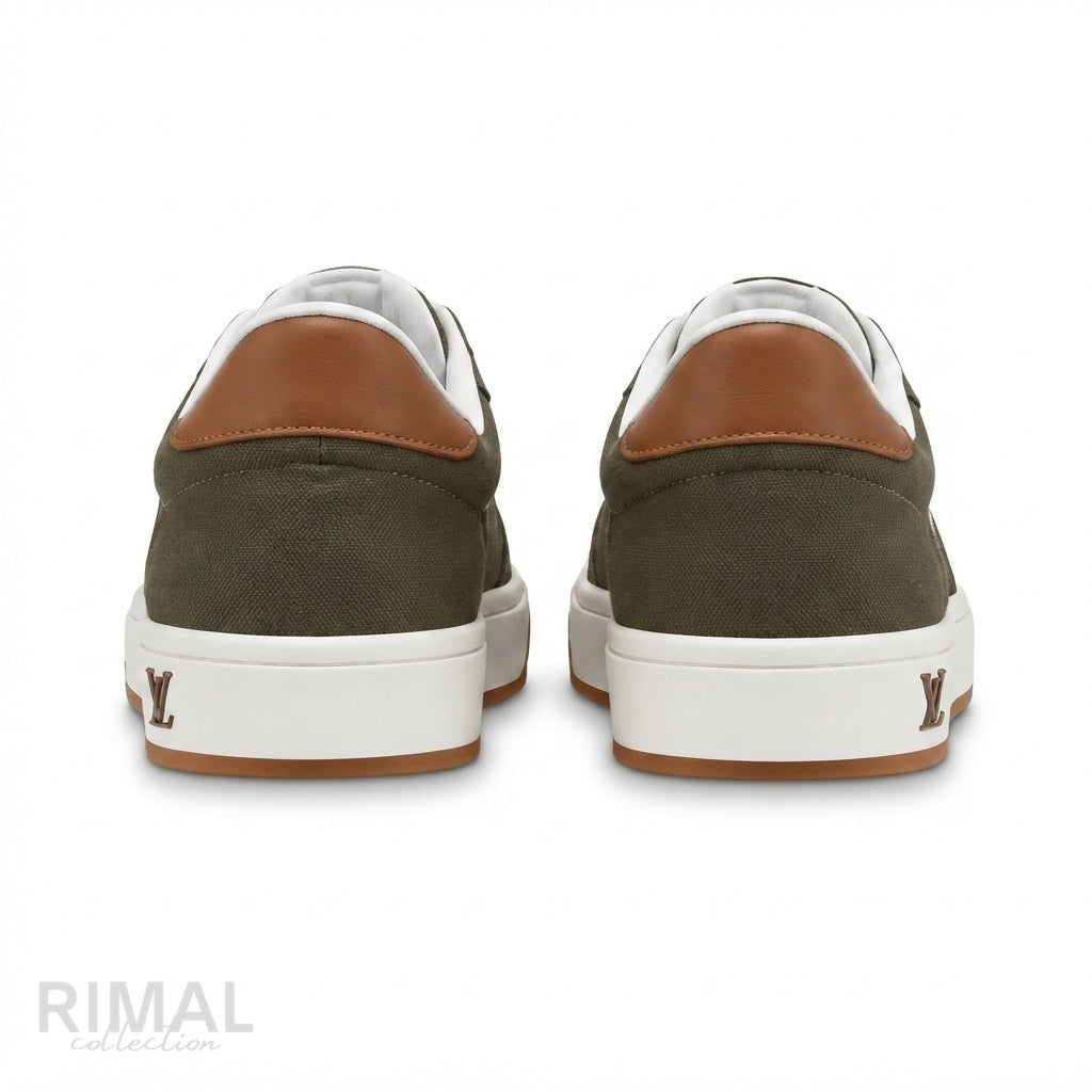 Louis Vuitton LV Tilted Sneakers – Khaki Green - View 4