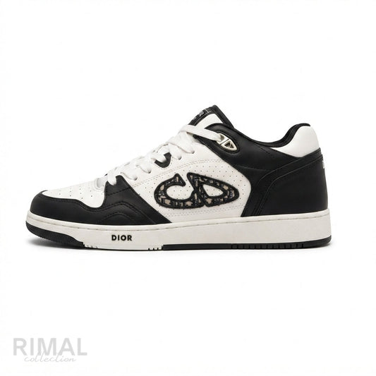 Dior B57 Mid-Top Sneakers – Black & White - View 1