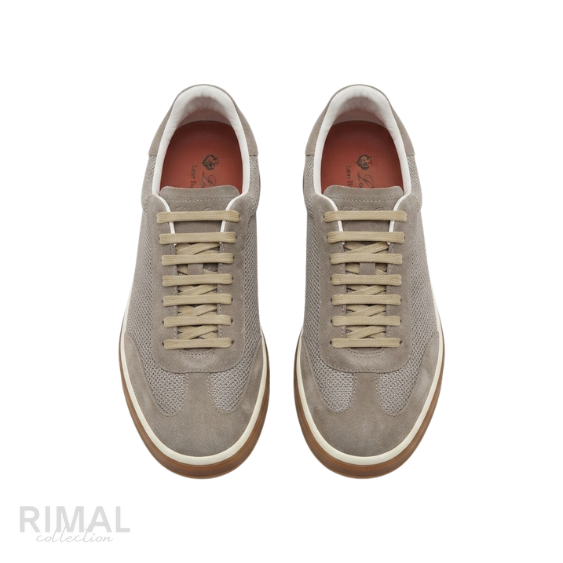 Loro Piana Tennis Walk Sneakers – Grey - View 1