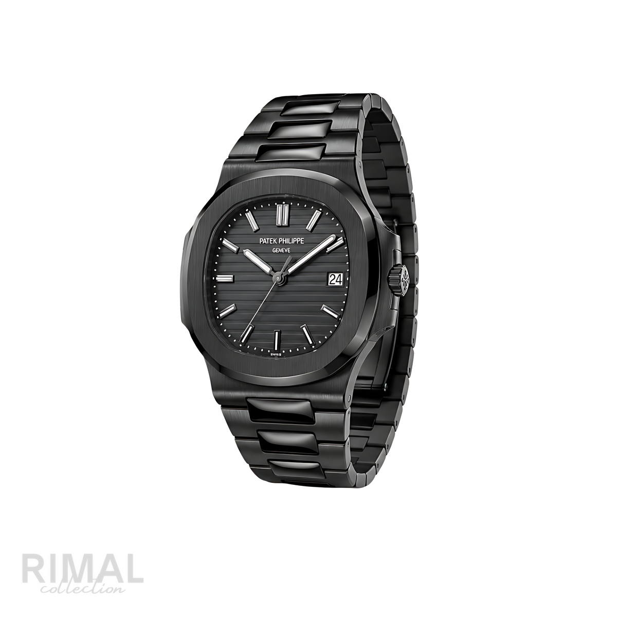 Patek Philippe Nautilus 5711 Black Textured Dial Matte Black Watch - image 2