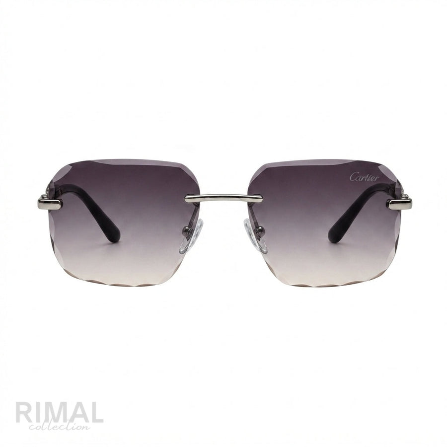 Cartier Sunglasses Rimless Diamond Cut – Gradient Lens