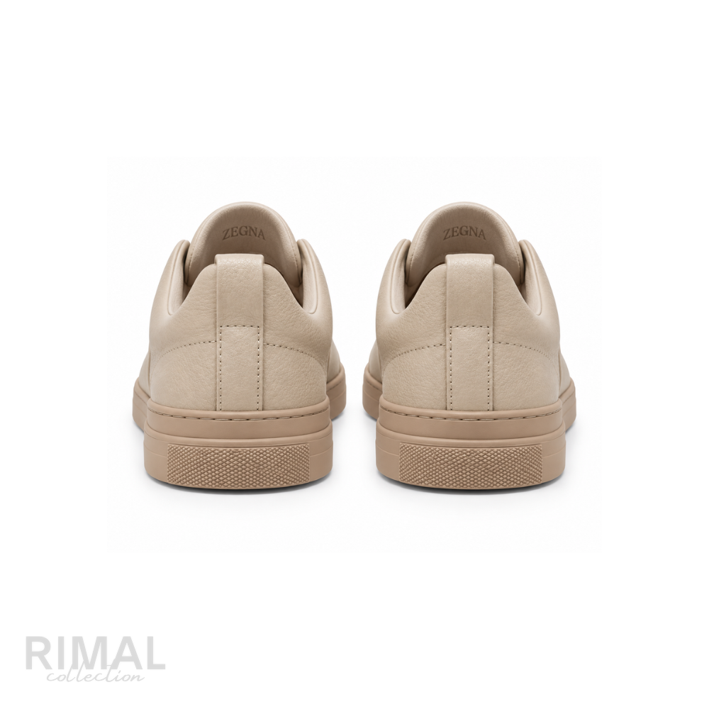 Zegna Triple Stitch Sneakers – Off-White - View 2