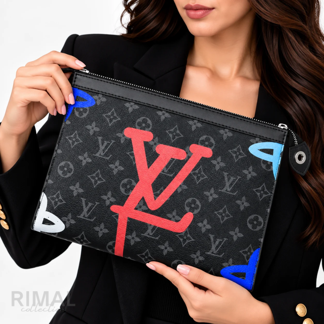 Louis Vuitton – Monogram Eclipse Graffiti Pochette Voyage Multicolour Splash