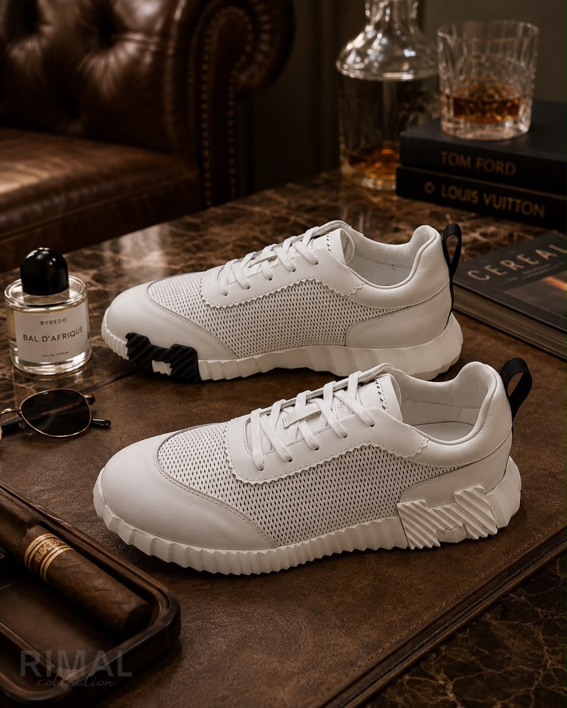 Hermès Bouncing Sneakers – Mesh White - View 5