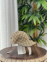 Gucci Cap | GG Canvas Brown